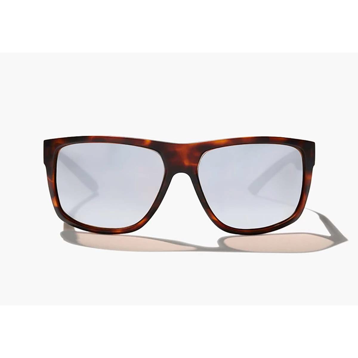 Bajio Boneville Sunglasses Polarized in Dark Tort Matte with Silver Glass